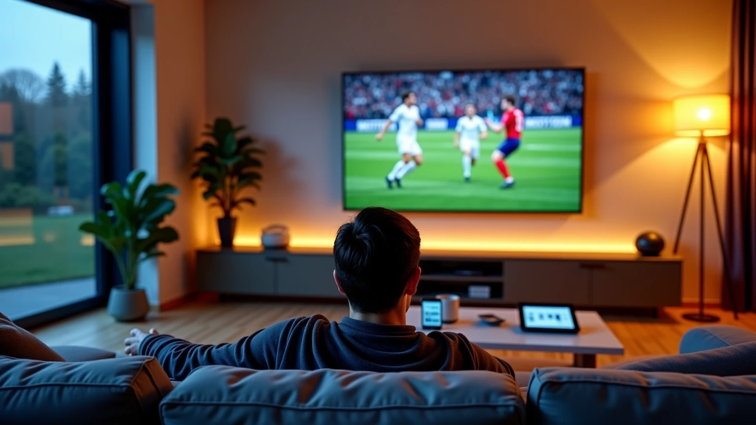 Oversigt over streamingtjenester til fodbold i Danmark med logoer